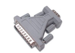 Adaptador de porta SUBD9 macho/SUBD25 macho