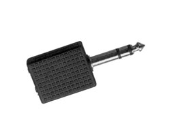 Adaptador Jack fêmea 2x3,5mm stereo/Jack macho 6,35mm stereo