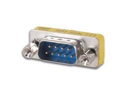 Adaptador Ultraflat D9 Macho para D9 Macho (Gender Changer)