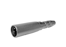 Adaptador XLR 3P macho/ Jack 6,35mm fêmea stereo