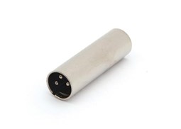 Adaptador XLR 3P macho/ XLR 3P macho