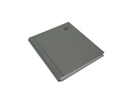 Agenda Telefonica c/Indice A a Z 14,8x21cm Cores Cinza