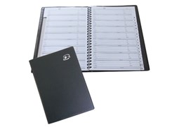 Agenda Telefonica c/Indice A a Z Preta (1385)