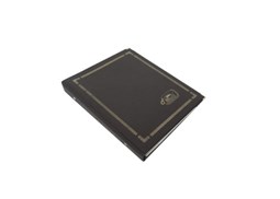 Agenda Telefonica c/Indice A a Z Recarregavel castanho