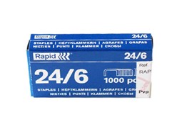 Agrafos 24/6 Rapid (2/20 Folhas) Cx1000un - 1un