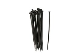 Abracadeira plastica (A x B) 120mmx4.6 preto - 100uni