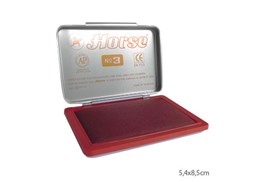 Almofada Carimbos Nº3 Horse Vermelho