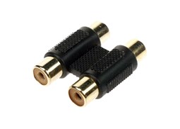 Acoplador 2x RCA Femea para 2x RCA femea