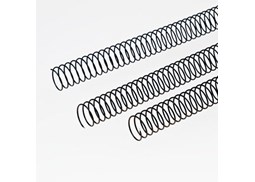 Argolas Espiral Metalicas Passo 5:1 34mm Cx 50 Preto