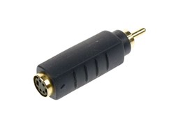 Acoplador S_VHS Femea para 1x RCA macho