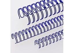 Argolas Metalicas Encadernar Passo 2:1 8mm Cx100 Azuis