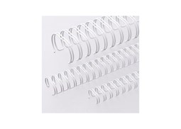 Argolas Metalicas Encadernar Passo 2:1 8mm Cx100 Brancas