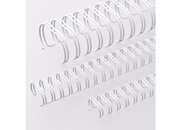 Argolas Metalicas Encadernar Passo 3:1 12mm Cx100 Branco