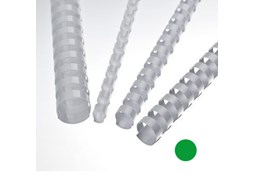 Argolas Pvc Encadernar 10mm 60 Folhas Cx100un Verde