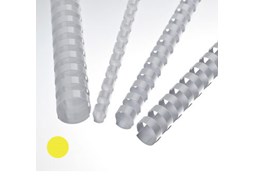 Argolas Pvc Encadernar 14mm para 110 Folhas Cx Amarelas