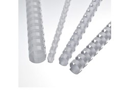 Argolas Pvc Encadernar 18mm para 140 Folhas Cx 100un Branca
