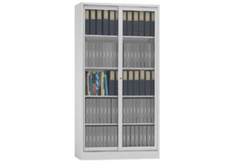 Armario com portas de correr em vidro