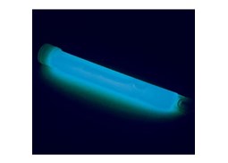 Bastao de luz 15cm diametro 1cm azul 1un
