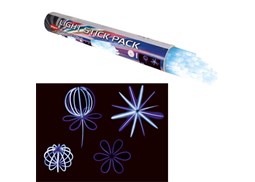 Bastao de luz 20cm diametro 0,5cm azul 50un