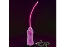 Bastao electroluminescente cor rosa 15cm