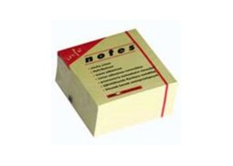 Bloco (Cubo) Adesivo Amarelo 75x75mm 400Folhas