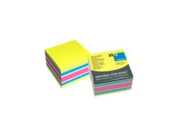 Bloco (Cubo) Adesivo Brilhante 4 Cores 75x75mm 450Folhas