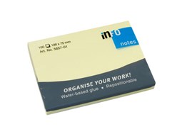 Bloco Adesivo Amarelo 100x75mm 100Folhas