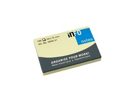 Bloco Adesivo Amarelo 50x75mm 100Folhas - 1un