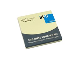 Bloco Adesivo Amarelo 75x75mm 100 folhas-1un