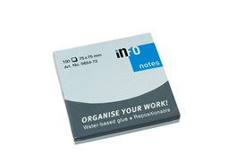 Bloco Adesivo Azul Pastel 75x75mm 100 folhas